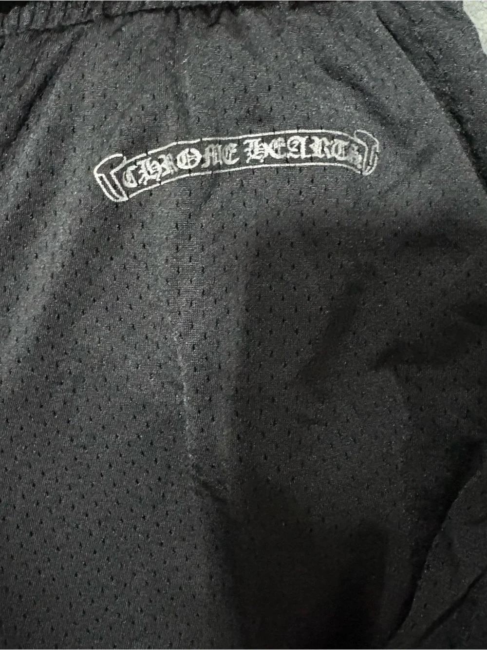 Like new Chrome Hearts mesh varsity pants